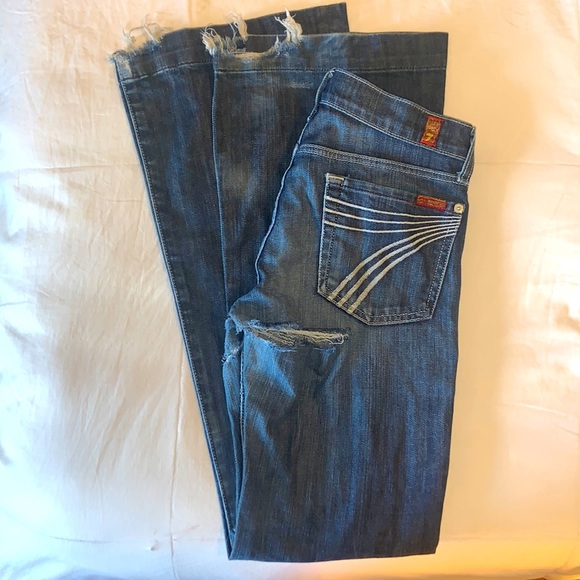 7 For All Mankind Denim - Dojo 7FAMK - Destroyed!!